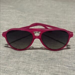 DIFF Eyewear Polarized Tosca II Pink Aviator Sunglasses